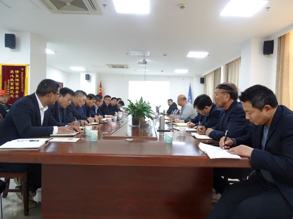 市住建局至我公司進(jìn)行安全生產(chǎn)知識指導(dǎo)和培訓(xùn)